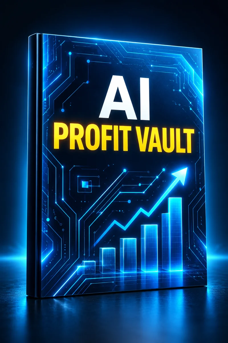 Concept cover for the free AI Profit Vault